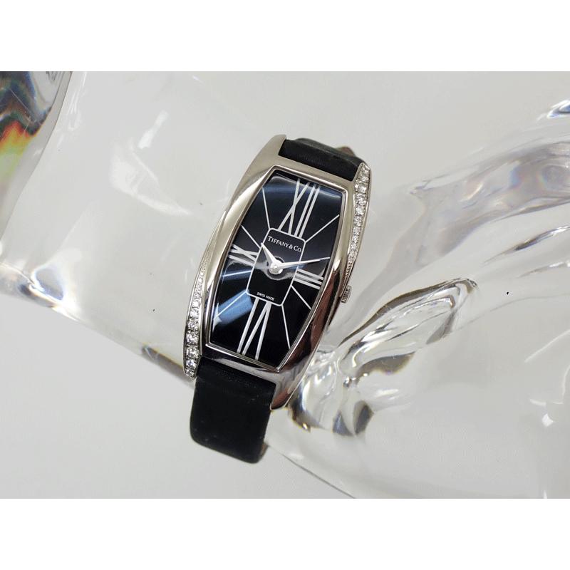TIFFANY ティファニー ジェメア Gemea 750 WG クオーツ レディース