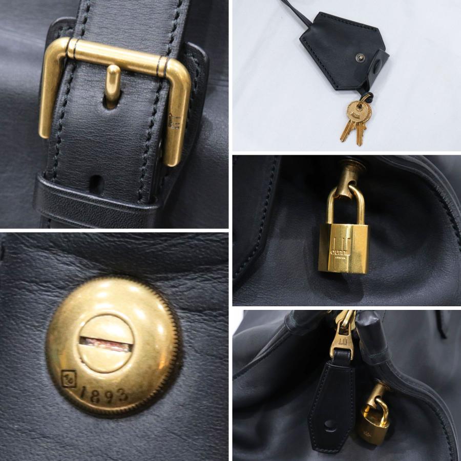 ダンヒル　トートバッグ　レザー　ブラック ダンヒル DUNHILL トートバッグ DU23F3803GN001 （ブラック