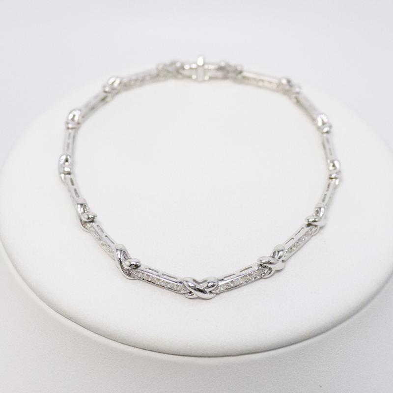 Ponte Vecchio（ポンテヴェキオ） K18 WG ダイヤ ブレスレット 1.00ct