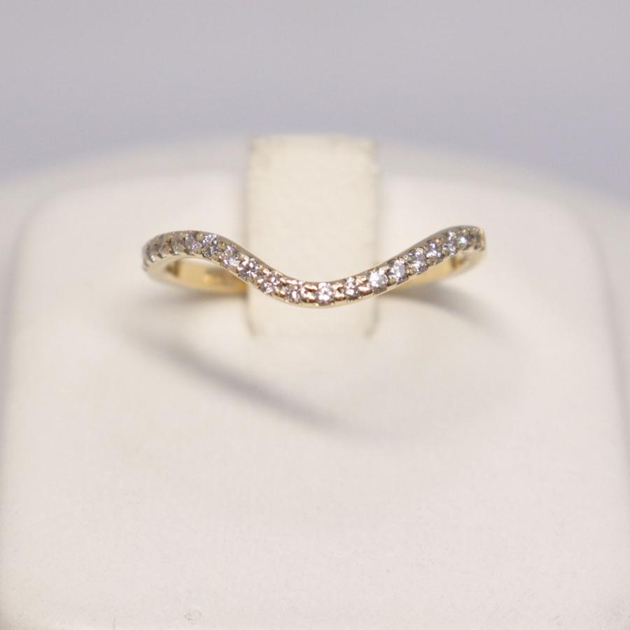 PRMAL プライマル K10 YG Wave Ring ウェーブ リング 01RBSC031