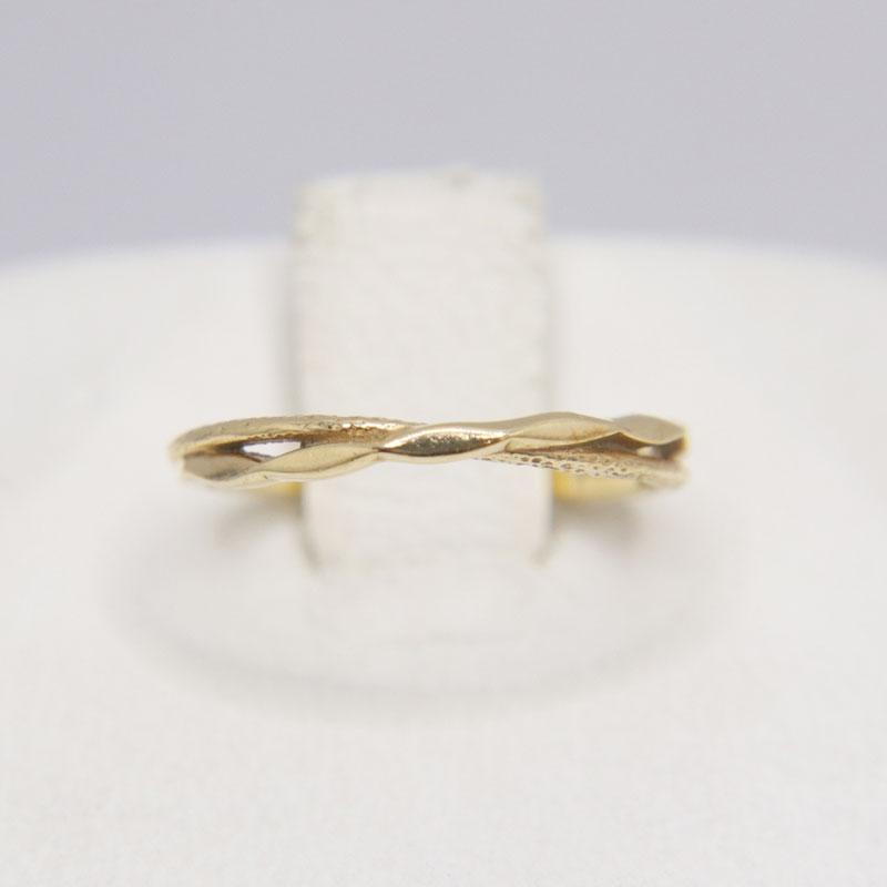 agete（アガット） K10 ピンキーリング 重量約0.8g 日本サイズ＃2号