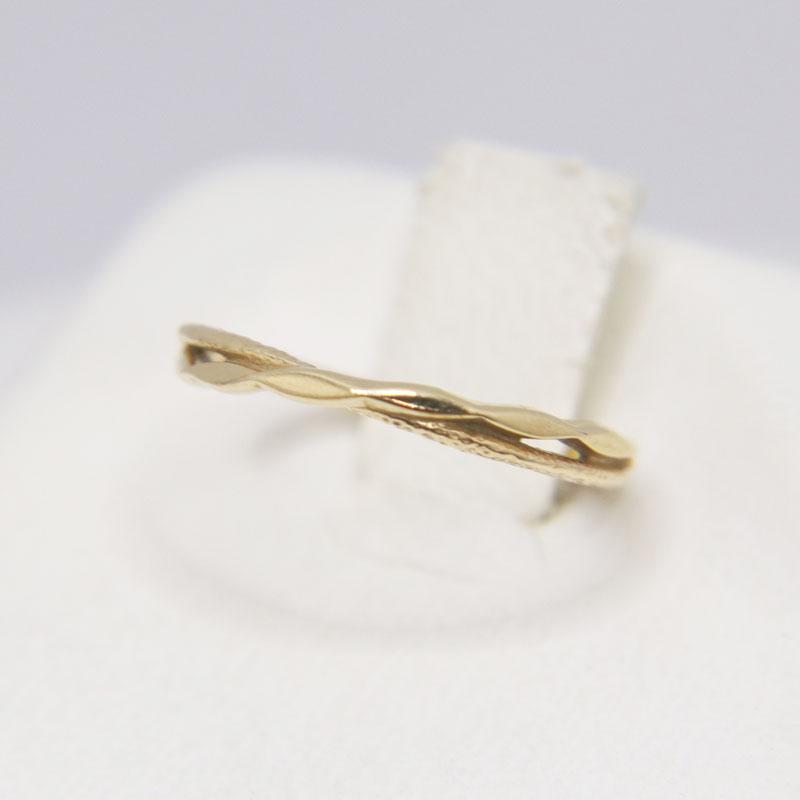 agete（アガット） K10 ピンキーリング 重量約0.8g 日本サイズ＃2号