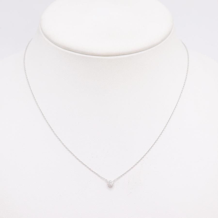 STAR JEWELRY（スタージュエリー） K18WG ダイヤモンド ネックレス 