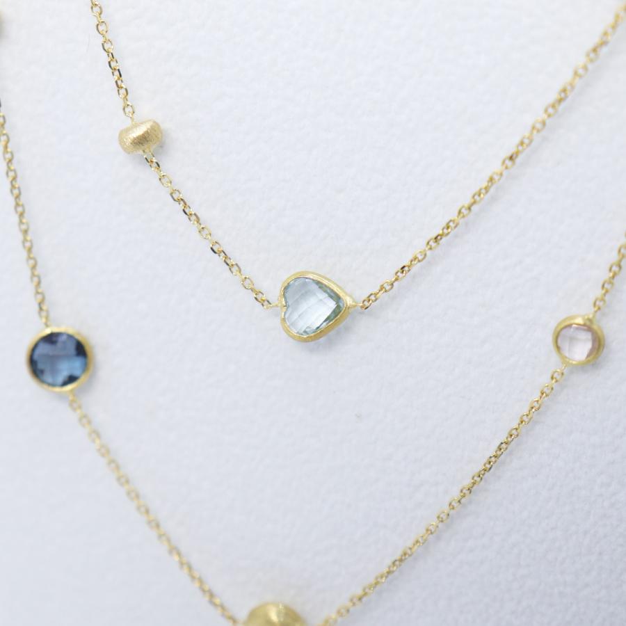 750 K18 イタリア製 クリシュナ マルチカラー ステーション ロング