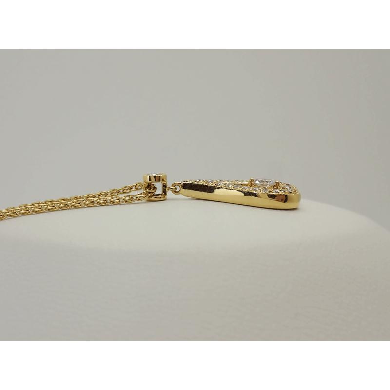 星の砂 HOSHI no SUNA K18 ダイヤモンド ネックレス D0.460ct 上質 