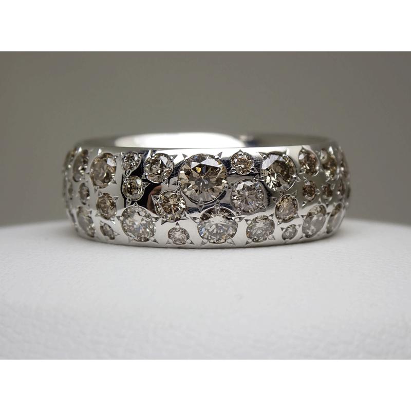 KASHIKEY カシケイ BROWN DIAMOND K18WG D3.50ct KBB-001RF #15号位
