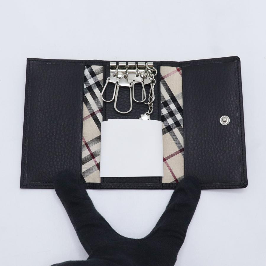 BURBERRY（バーバリー） 未使用 保管品 レザー キーケース ブラック