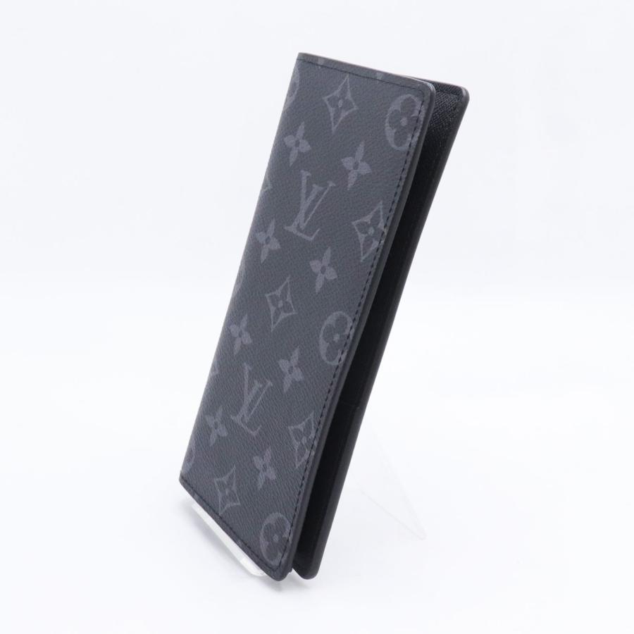 新品 未使用 LOUIS VUITTON ルイヴィトン ポルトフォイユ・ブラザ M61697 モノグラム・エクリプス メンズ 長財布 ブラック 送料無料！！の画像