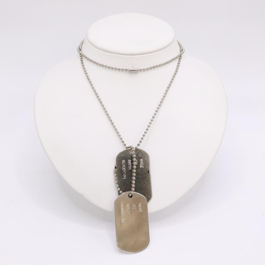 ドッグタグ Dog tag プレート ペンダント ネックレス アメリカ軍 米軍