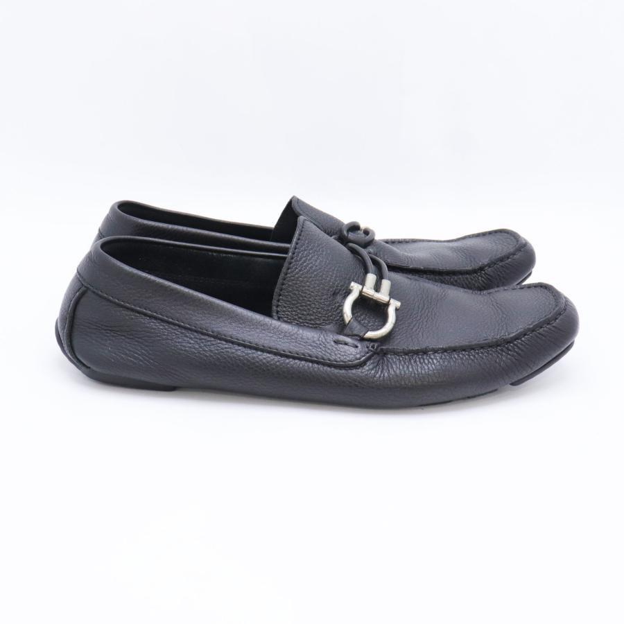 美品✨Salvatore Ferragamoガンチーニドライビングシューズ 黒 FERRAGAMO（フェラガモ） Salvatore Ferragamo サルヴァトーレ