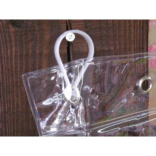 メール便で送料無料 透明なカードホルダーフック付き クリアウォール