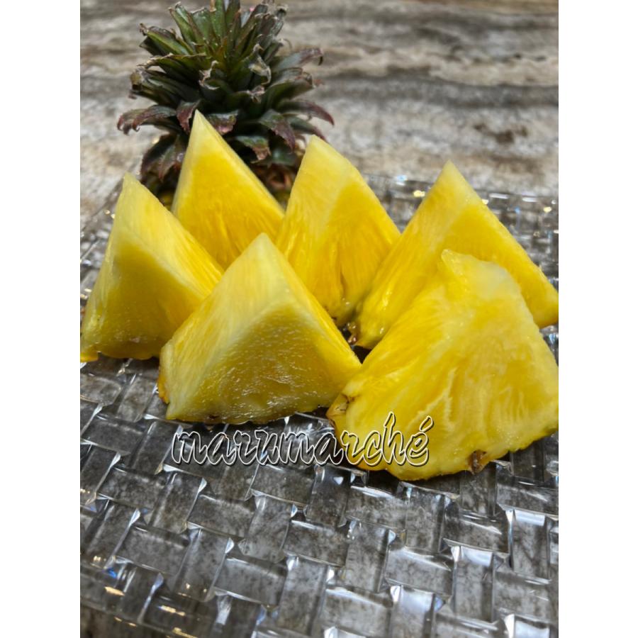 台湾パイン 特大2玉入　パイナップル5〜6玉サイズ　パインジュース　カットフルーツ　大玉　芯まで甘い美味しい柔らかい　ギフト　父の日　旬の果物　人気 |  | 02