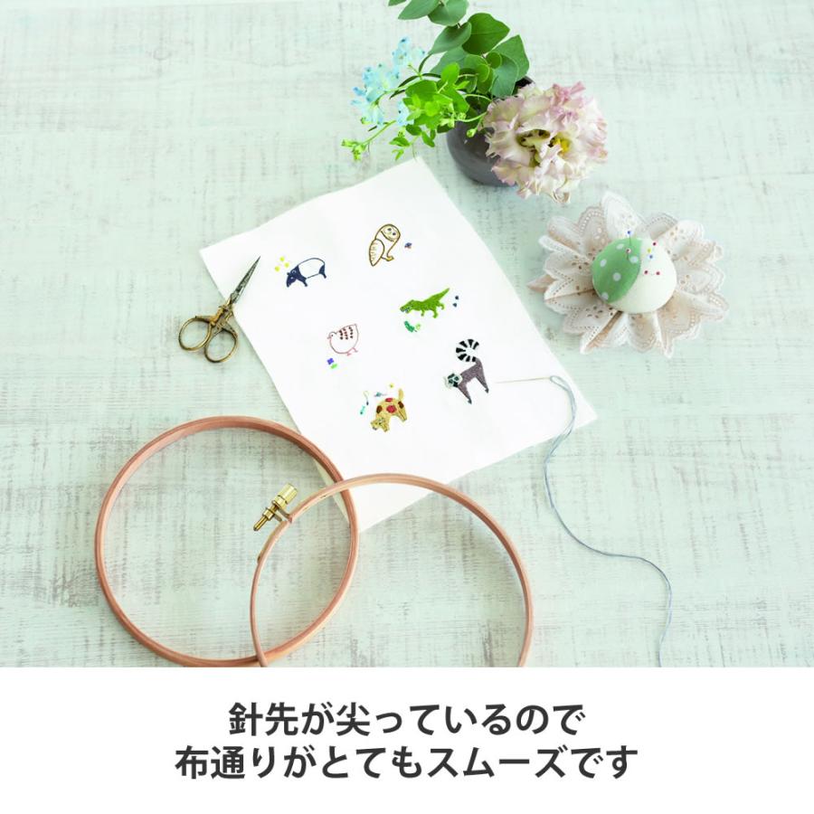 ワンポイント刺しゅう入門セット 刺繍 手芸 キット 手作り 裁縫