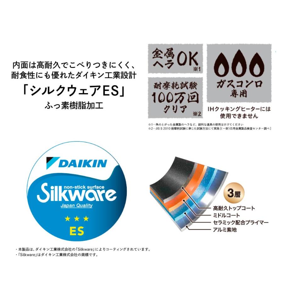 和平フレイズ 調理器具 フライパン 日本製 ダイキン silkware 新生活