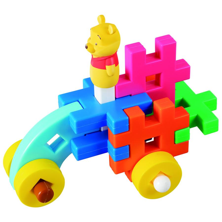 学研のニューブロック くまのプーさん ボトル 知育玩具 おもちゃ 2才