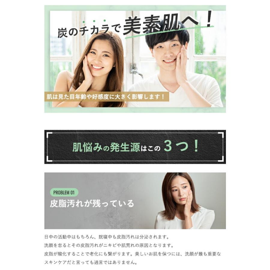 1つ3役 洗顔 炭 ピーリング クレンジング 毛穴汚れ 角質  ペーストタイプ リッシュビー ブラッククレンザー 100g |  | 05