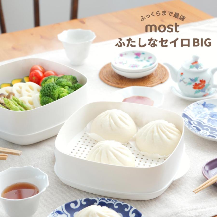 せいろ蒸し器 大きめ 日本製 2段 伊原企販 most 2品同時調理 電子