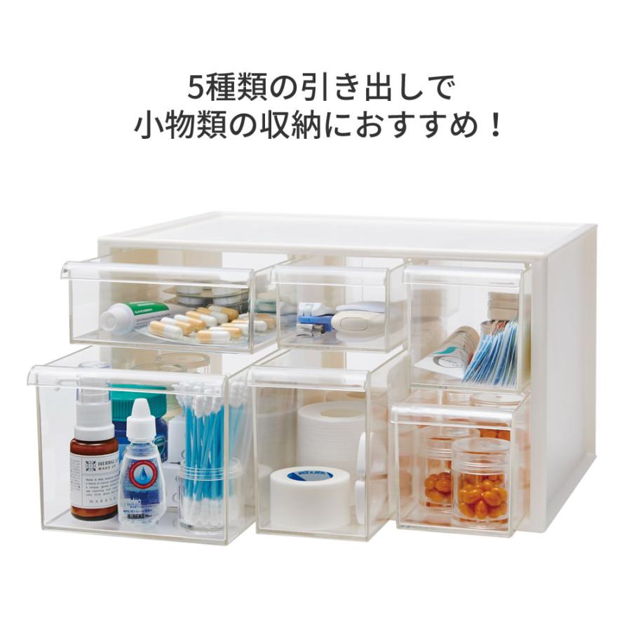 整頓 収納 救急箱 2段 薬ケース 救急ボックス 薬入れ 医療ボックス