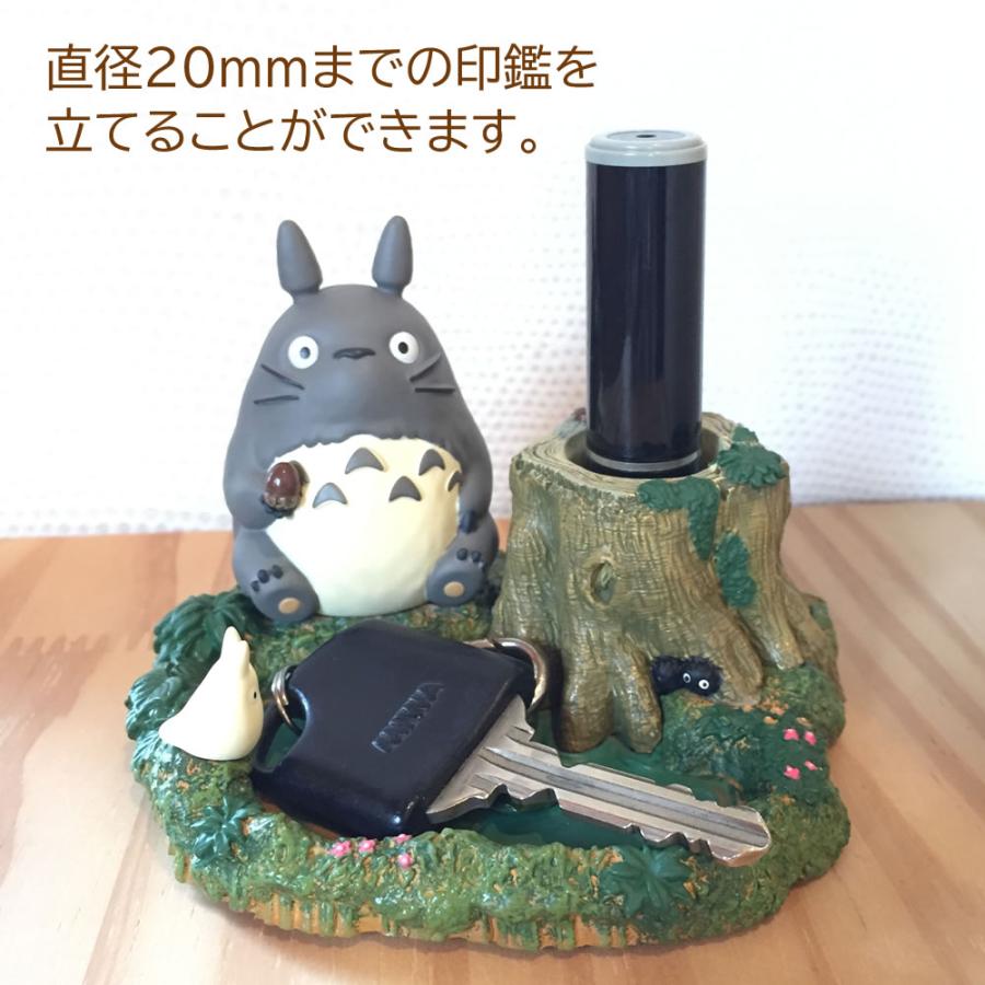 スタジオジブリ となりのトトロ印鑑&ペンスタンド トトロと池の スタジオジブリ となりのトトロ印鑑&ペンスタンド トトロと池の