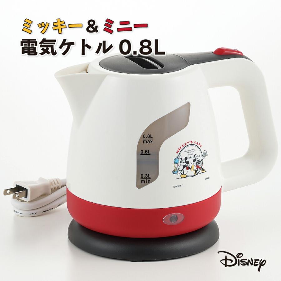 ⭐︎新品未使用⭐︎ ミッキー ミニー 調乳電気ポット 目盛り付き ミッキー＆ミニー」電気ケトル0.8L MM-207 キッチン雑貨 新生活 ギフト