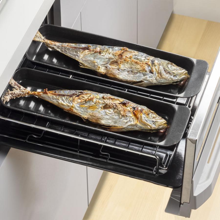 高木金属工業 魚焼きグリル 鉄板 トレー 焼き魚プレート 高木金属工業 魚焼きグリル 鉄板 トレー 焼き魚プレート