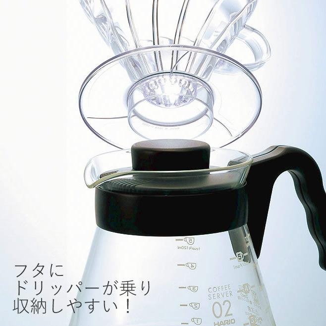 ハリオ HARIO V60コーヒーサーバー1000 VCS-03B コーヒーポット 目盛り