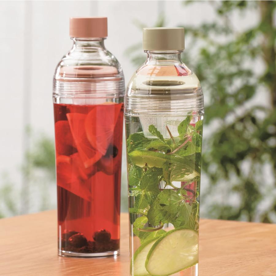 フィルターインボトル・ポータブル 400ml スモーキーピンク FIBP-40