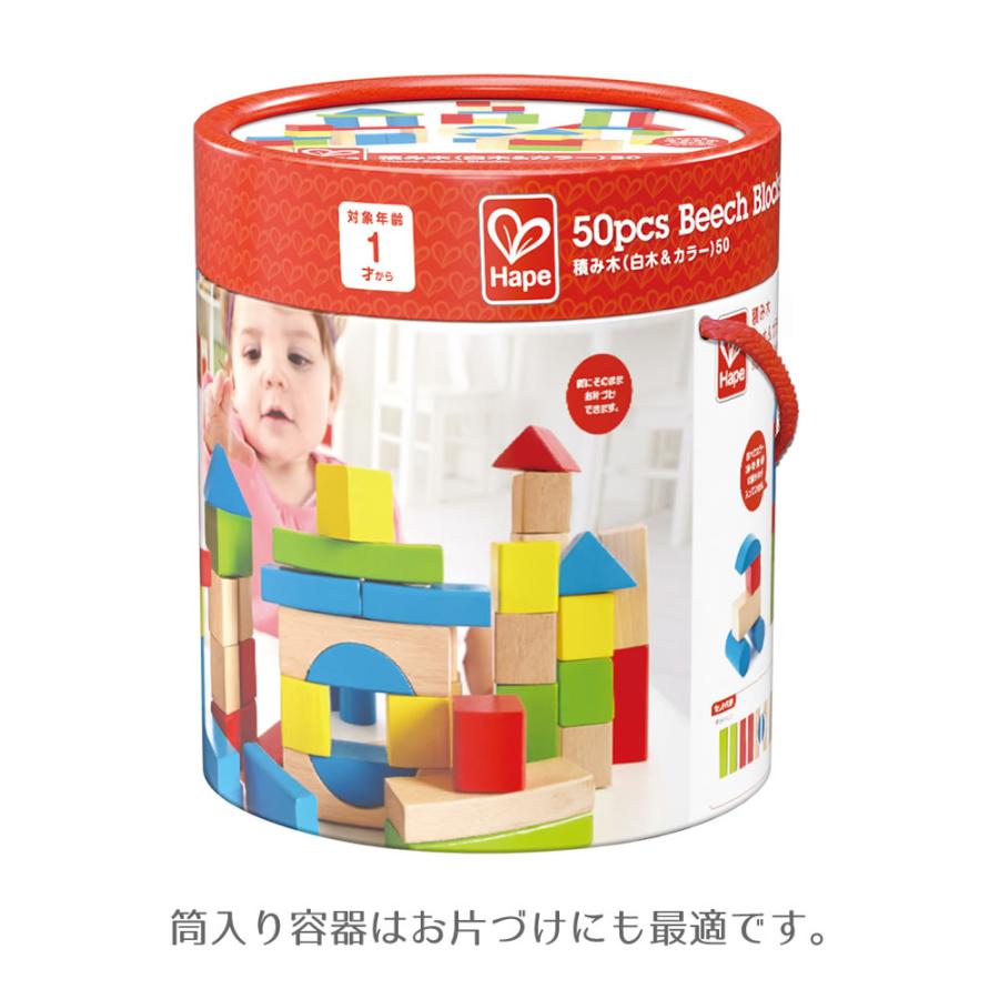 Hape hape ハペ つみき 積木 木のおもちゃ 50ピース E0409A