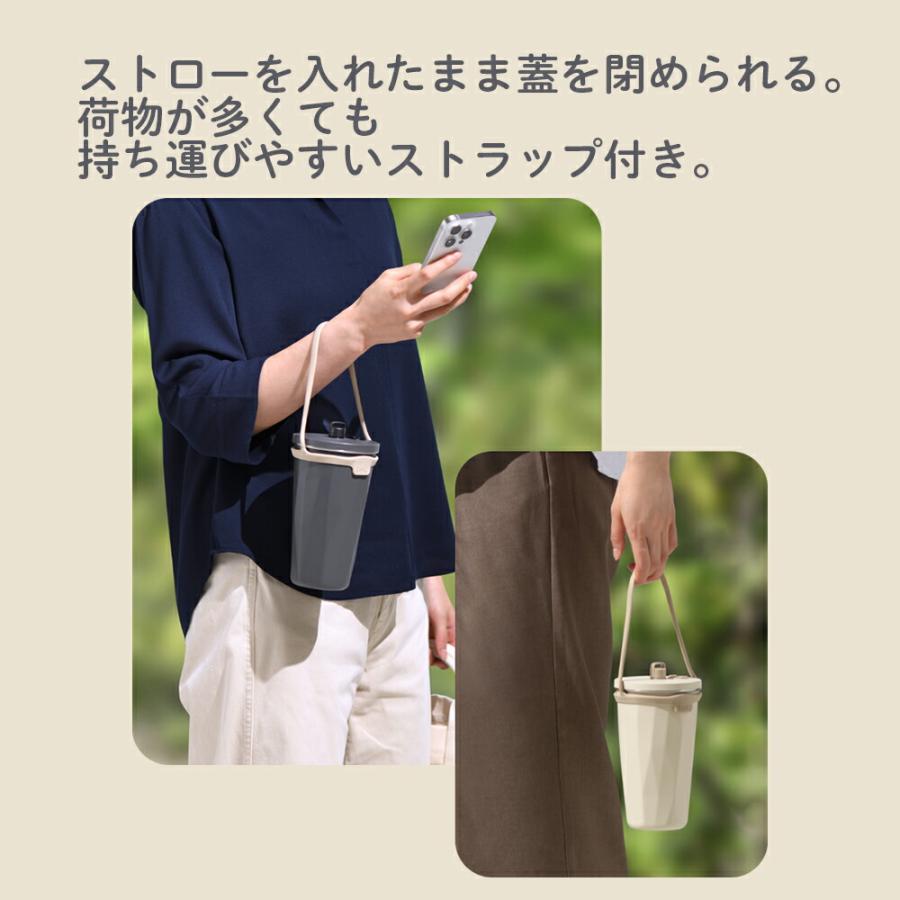 背低太 タンブラー 和平フレイズ タンブラー ステンレス 保温 保冷 蓋付き ストロー付き