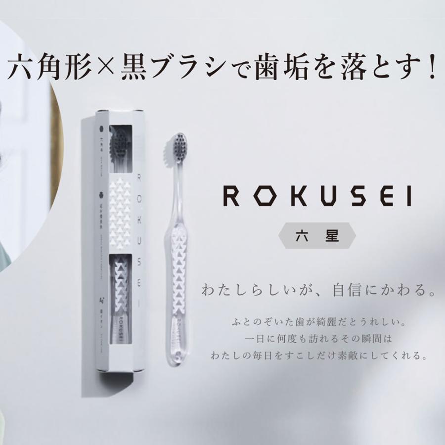 歯ブラシ 歯間フロス ROKUSEI 4本セット+ソラデー歯間ケアフロス50本入×2個｜marumall｜02