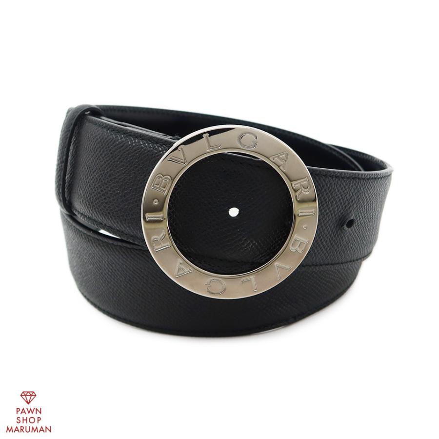 BVLGARI（ブルガリ） ブルガリブルガリ ベルト 38195 レザー ブラック