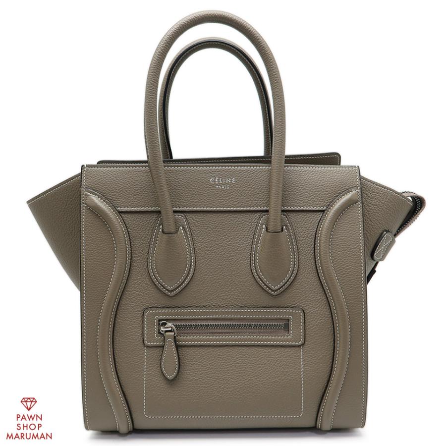 CELINE ラゲージ　マイクロ CELINE セリーヌ ラゲージ マイクロショッパー バイカラー 人気，高品質