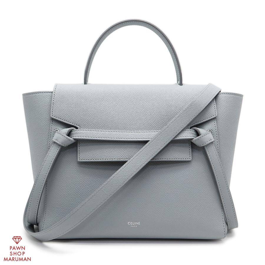 CELINE（セリーヌ） ベルトバッグ マイクロ 180153 S-GA-4159 グレ 