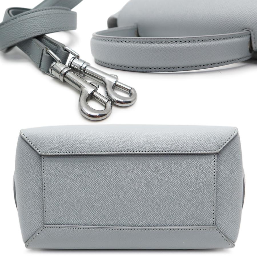 CELINE（セリーヌ） ベルトバッグ マイクロ 180153 S-GA-4159 グレ
