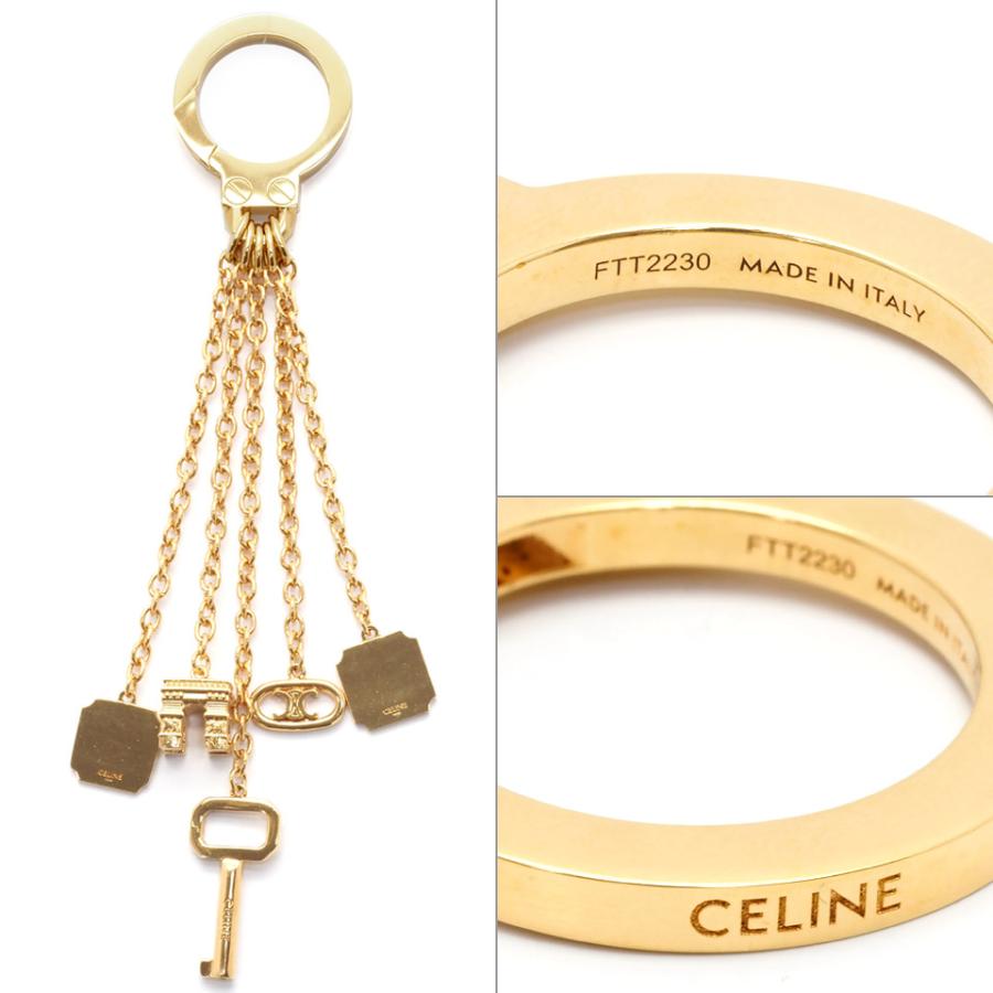 CELINE（セリーヌ） チェーン トリオンフ チャーム 49G856BRA.35OR GP