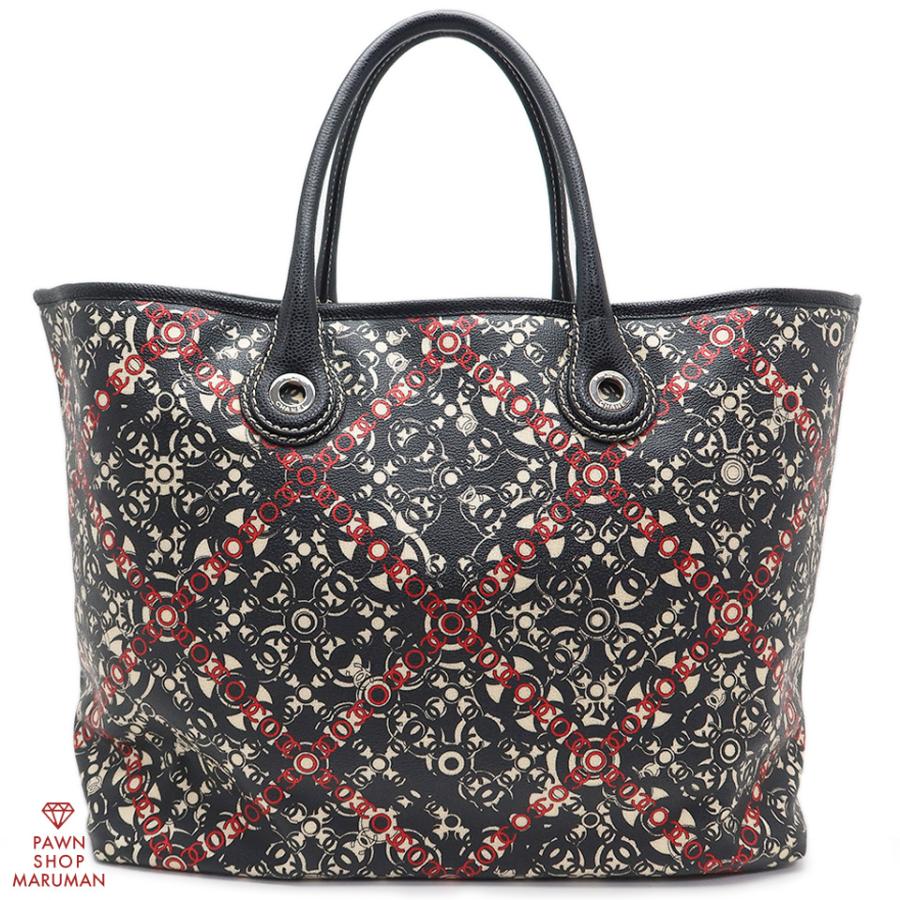 シャネル CCココマーク ココストラベルトートバッグ A36181 PVC×レザー  