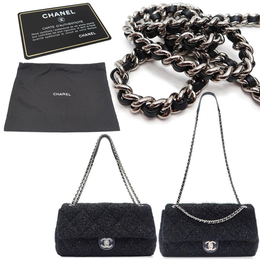CHANEL（シャネル） プールトゥ グリッター ダブルチェーンショルダー