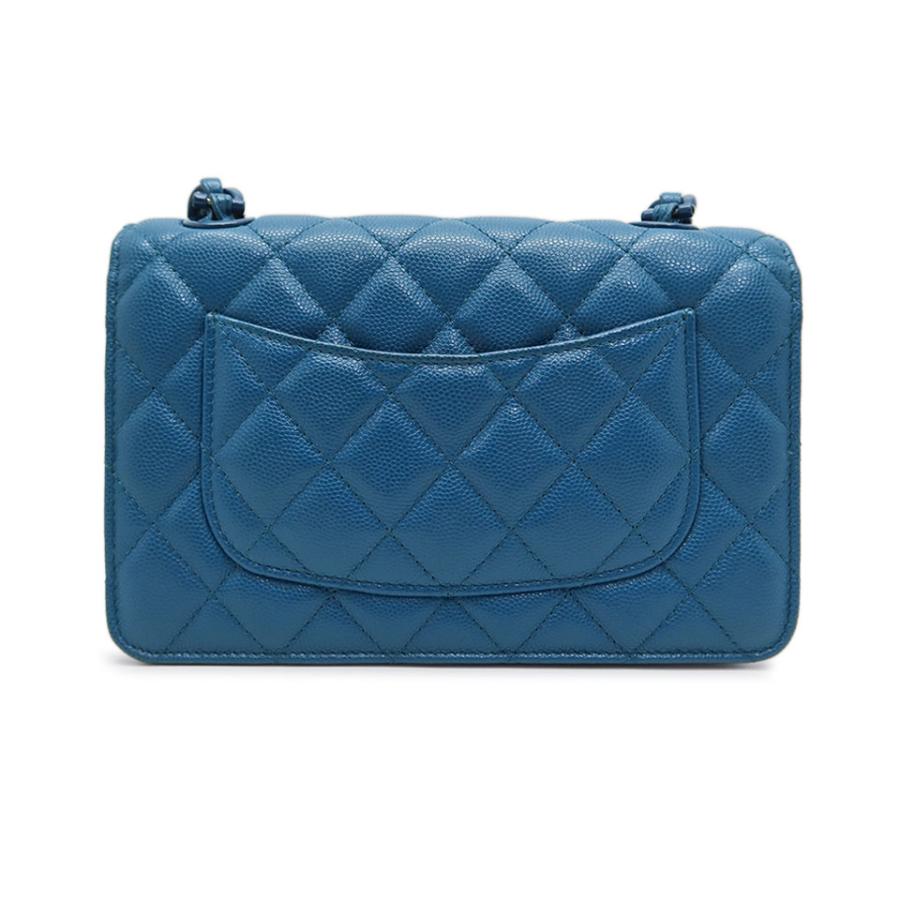 CHANEL（シャネル） マトラッセプラチェーンウォレット キャビアスキン