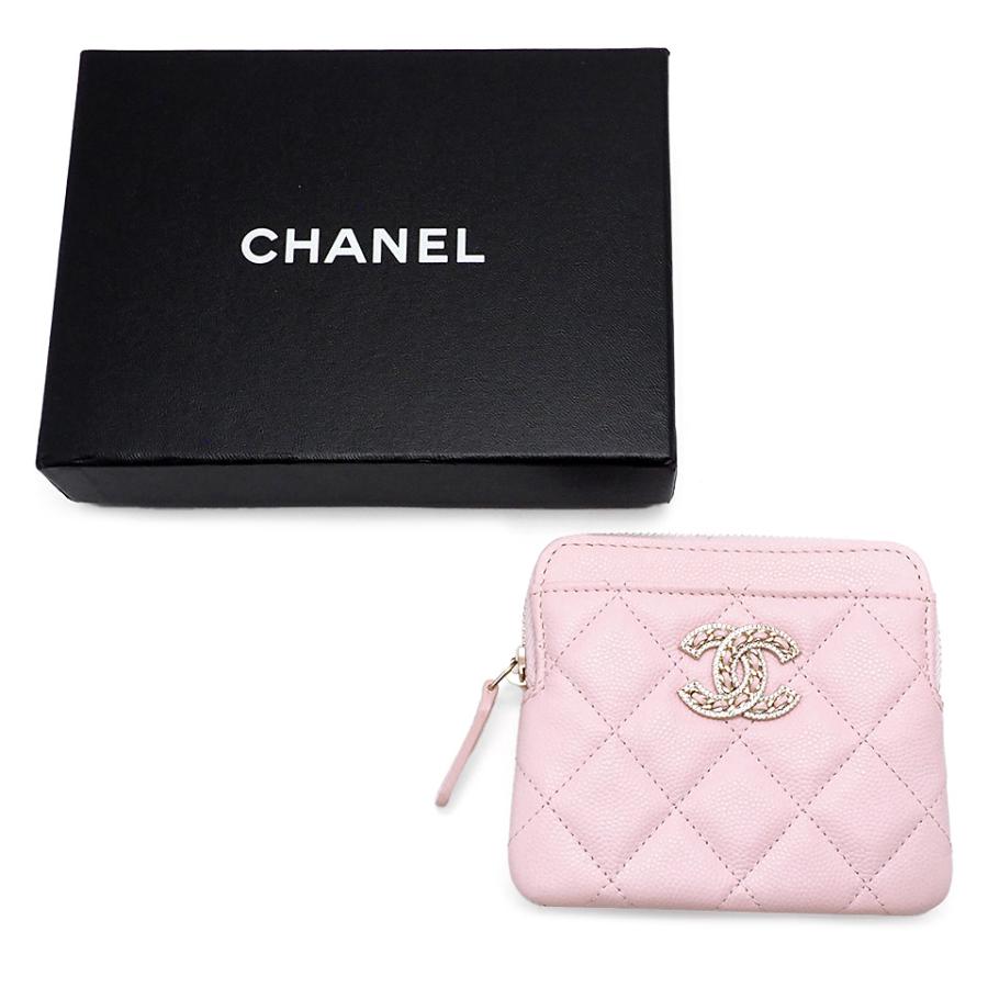 CHANEL（シャネル） マトラッセ ココマーク ジップコインパース AP2741