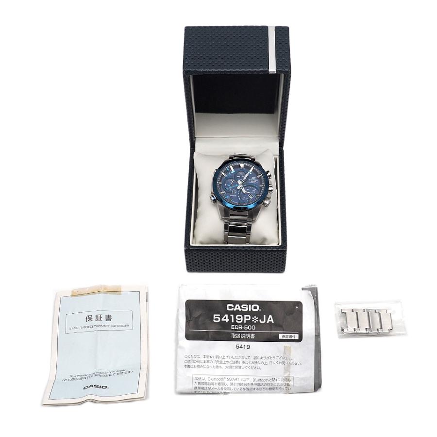CASIO EDIFICE(カシオ エディフィス) EQBー500 ソーラー時計 駅南やまご質店オンラインショップ / カシオ EQB-500D-1AJF