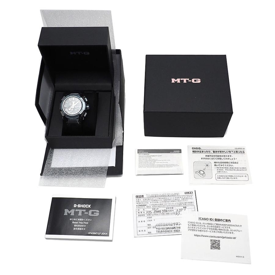 CASIO カシオ G-SHOCK MTG-B4000シリーズ MTG-B4000B-1A2JF ソーラー電波 カーボン×SS ブラック 【丸万質舗】の画像