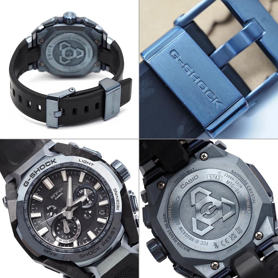 CASIO カシオ G-SHOCK MTG-B4000シリーズ MTG-B4000B-1A2JF ソーラー電波 カーボン×SS ブラック 【丸万質舗】の画像