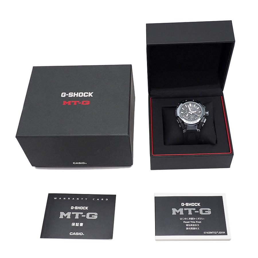 CASIO カシオ G-SHOCK MTG-B4000シリーズ MTG-B4000B-1A2JF ソーラー電波 カーボン×SS ブラック 【丸万質舗】の画像
