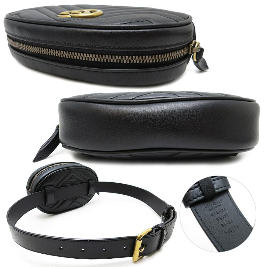 GUCCI（グッチ） GGマーモントキルティング ベルトバッグ 476434