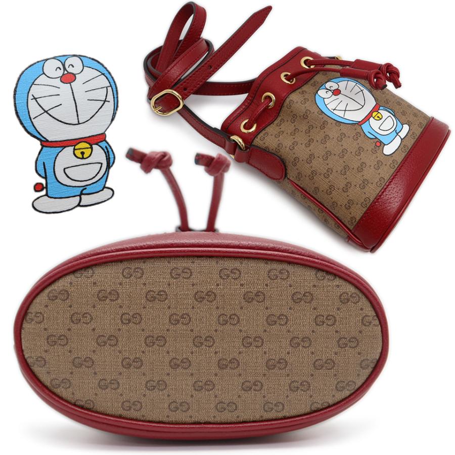 GUCCI（グッチ） 巾着バッグ ドラえもんコラボ 647801 520981 レザー