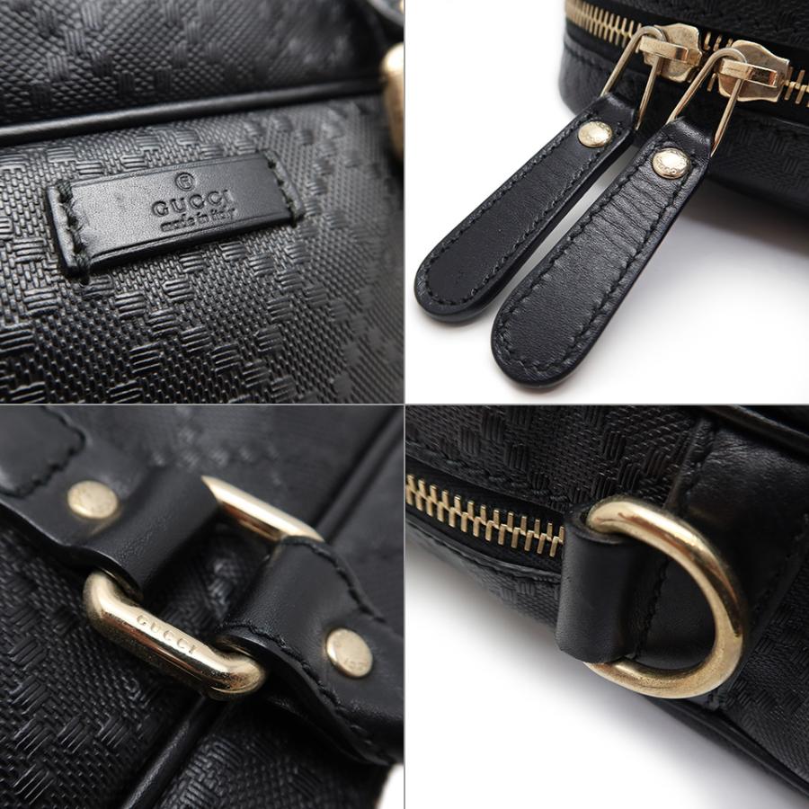 GUCCI（グッチ） ディアマンテ ブリーフケース 208463 レザー ブラック