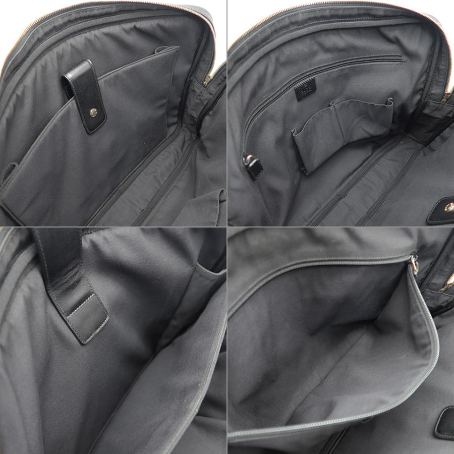 GUCCI（グッチ） ディアマンテ ブリーフケース 208463 レザー ブラック