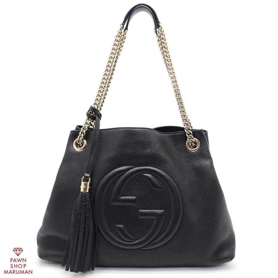 GUCCI（グッチ） ソーホー インターロッキングG タッセル付きチェーン 
