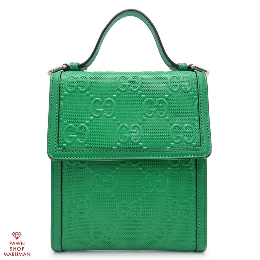 GUCCI（グッチ） GGエンボス メッセンジャーバッグ 625782 レザー