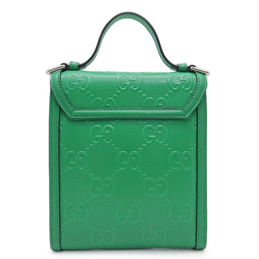 GUCCI（グッチ） GGエンボス メッセンジャーバッグ 625782 レザー